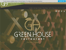 Tablet Screenshot of greenhousegigharbor.com